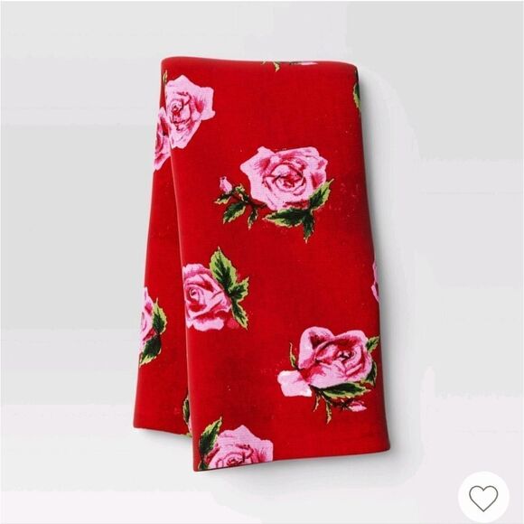 Nwt Threshold Target Spring Summer Roses Table Runner and Kitchen Towel Set - Picture 11 of 13